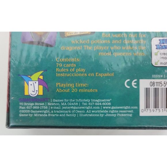 NIP Sleeping Queens Card Game Game Wright 2005‎ - Picture 5 of 5